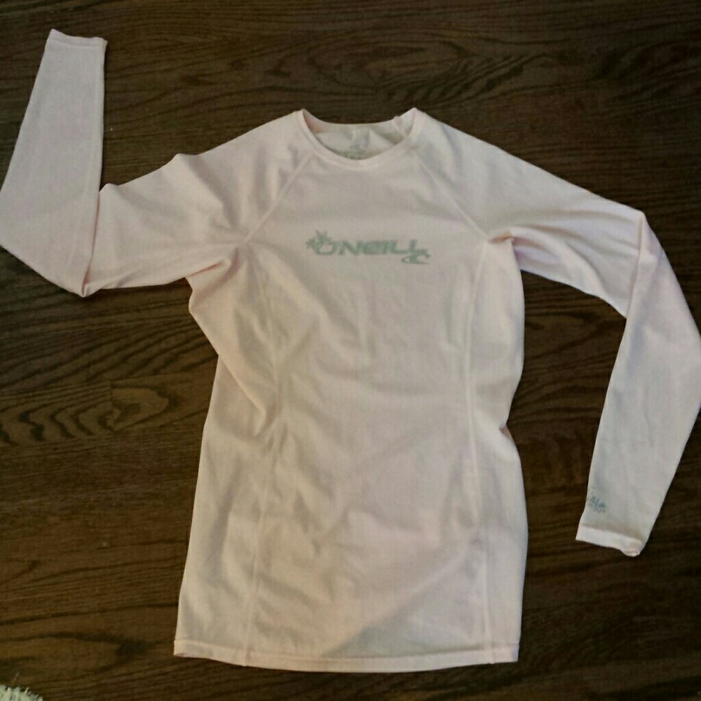 Oneill*Rash Guard*soft blush pink*small*never worn